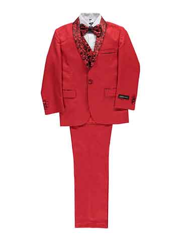 Boy's suit - red