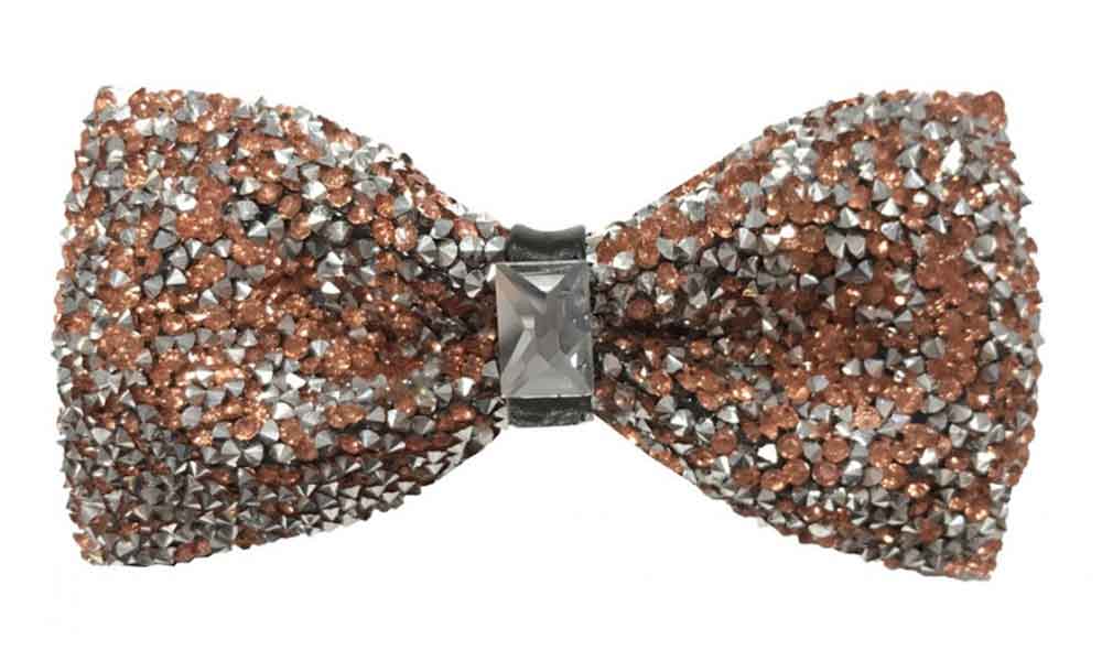 Fancy Bow Tie - Salmon