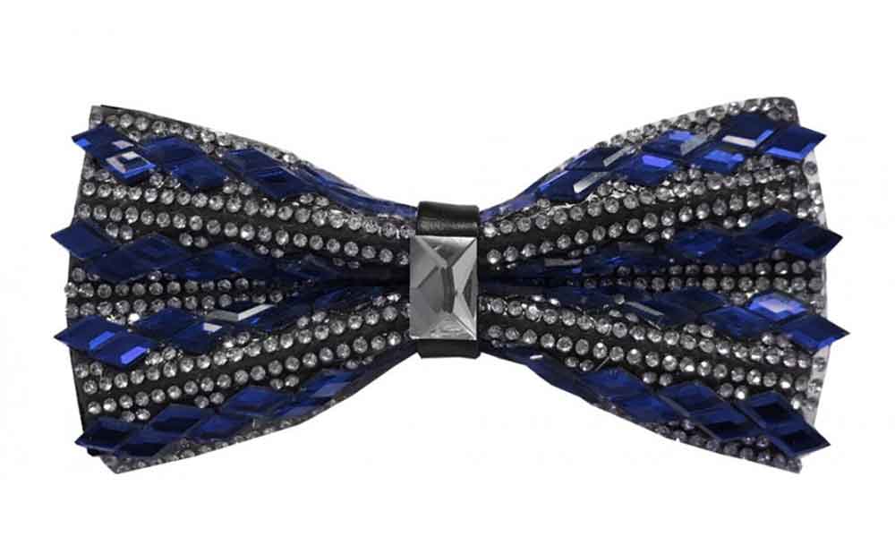 Fancy Bow Tie - Blue