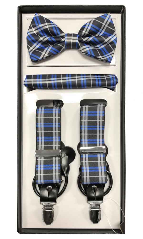 Suspender Set - Blue