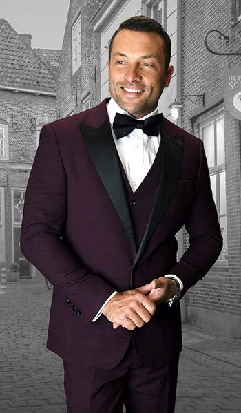 Burgundy Tuxedo