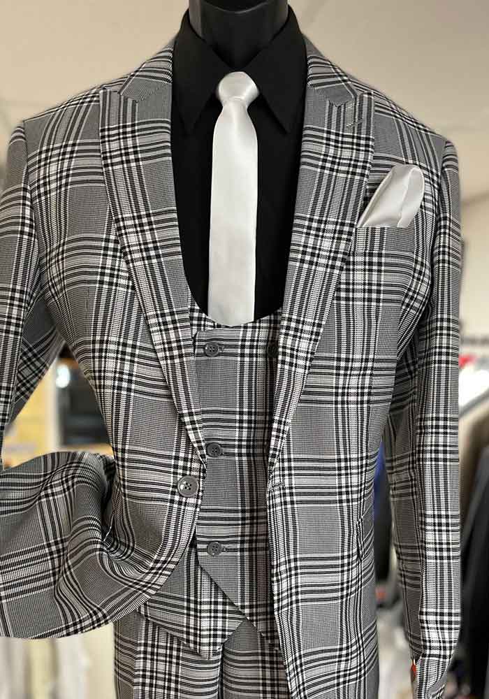 Men In Style Orlando - Black & White Suits
