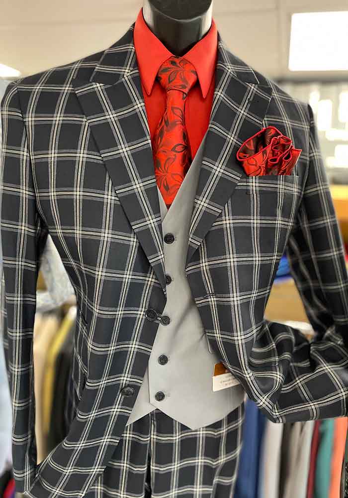 Men In Style Orlando - Black & White Suits