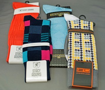 Colorful socks at Men In Style Orlando
