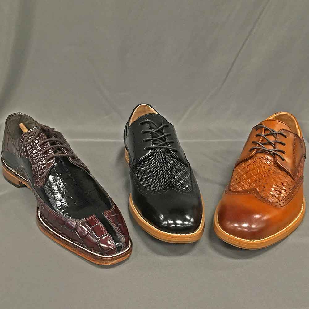 Men's dress hoes black and brown