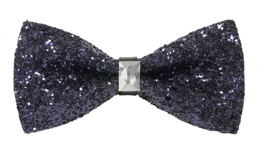 Fancy Bow Tie - Purple