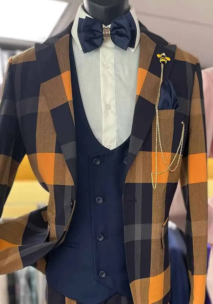 Men In Style Orlando - Orange Suits